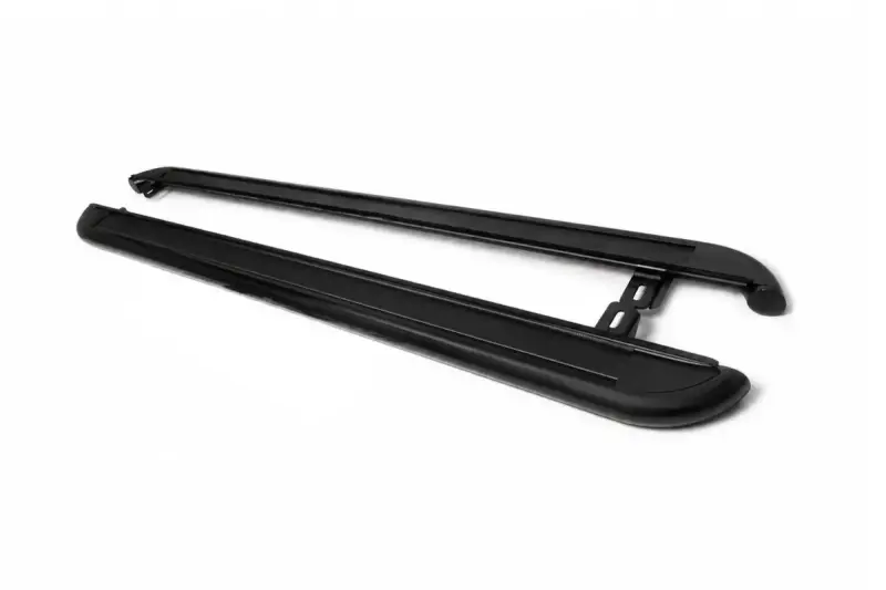 Бокові пороги Premium (2 шт., нерж.) Black для Fiat Ducato 2006–2025