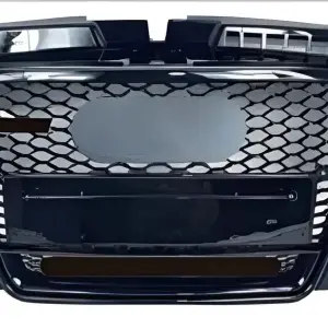 Передня решітка RS-style V-2 (2008-2012, чорна) для Audi A3 2003–2012