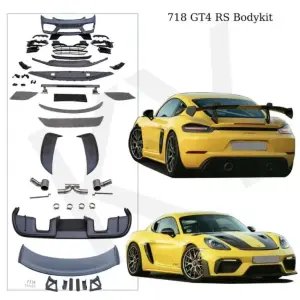 Комплект обвісів GT4 RS для Porsche Boxster/Cayman 982 (718) 2016–