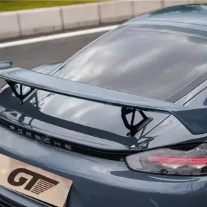 Спойлер карбоновий GT4 для Porsche Boxster/Cayman 982 (718) 2016–