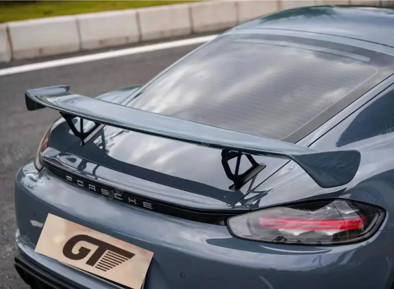 Спойлер карбоновий GT4 для Porsche Boxster/Cayman 982 (718) 2016–