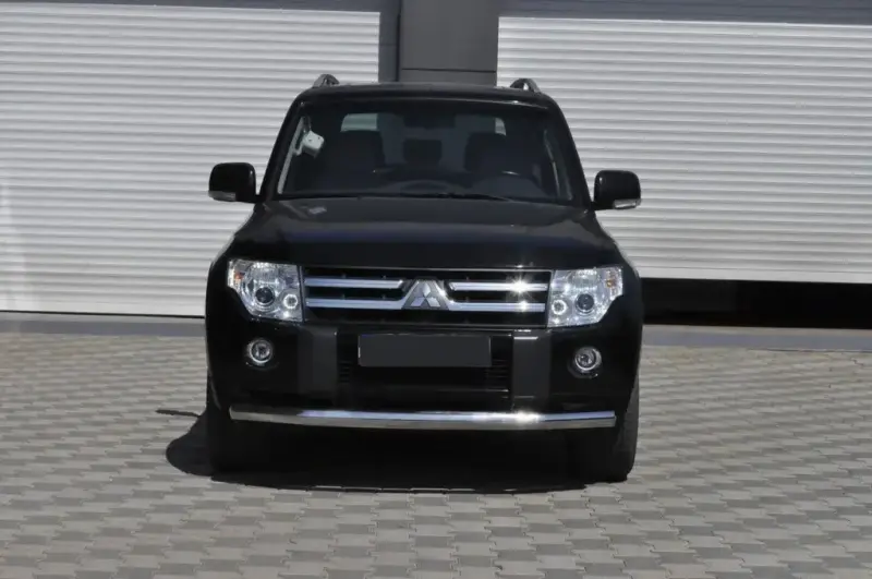 Передній захист ST008 (нерж.) для Mitsubishi Pajero Wagon IV 2006–2021