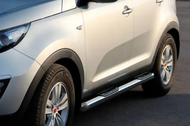 Бічні труби (2 шт., нерж.) для KIA Sportage 2010–2015