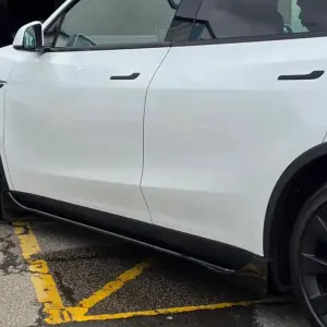 Накладки на пороги Fast (для 2020-2024) для Tesla Model Y 2020–