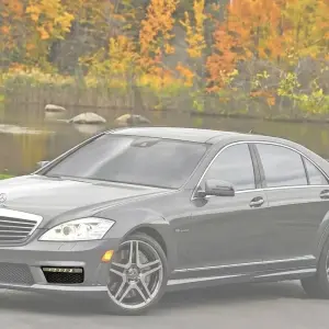 Комплект решіток в протитуманки (S63/65) для Mercedes-Benz S-class W221 2005–2013