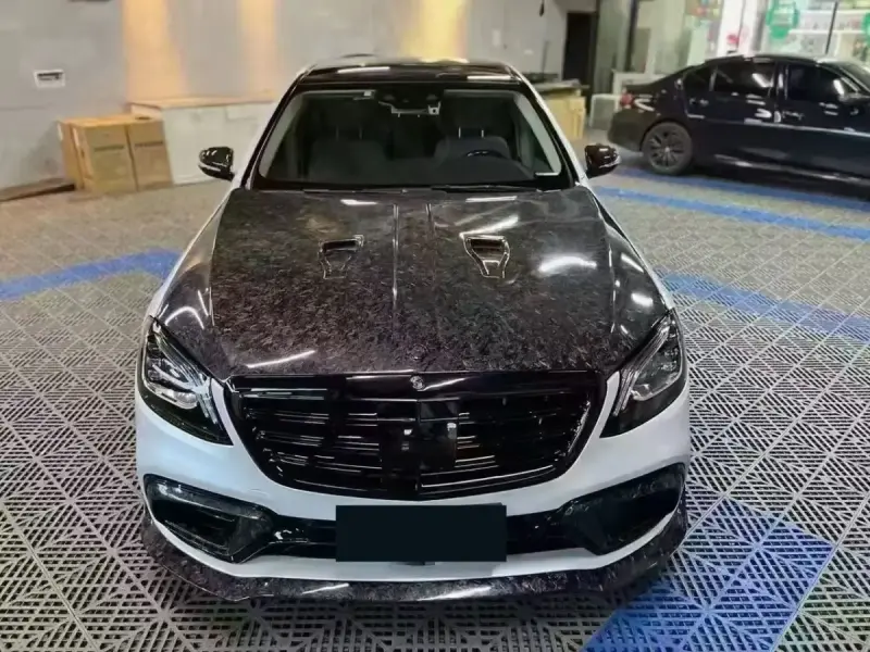 Капот (Кований карбон) для Mercedes-Benz S-class W222 2013–2022