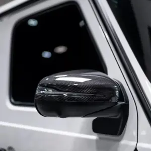 Накладки на дзеркала Carbon (2 шт) для Mercedes-Benz G class W463 2018–2024