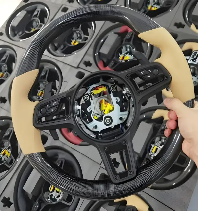 Кермо (Карбон+ бежевий) для Porsche Boxster/Cayman 987 2004–2011