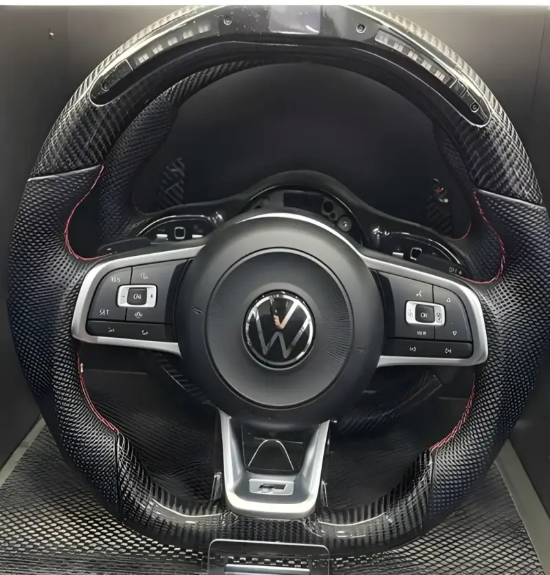 Кермо (для GTI, Карбон + LED) для Volkswagen Golf 6 2008–2014
