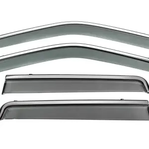 Вітровики з хромованим молдингом Niken Luxury (4 шт) для LandRover Land Rover Freelander II 2006–2014