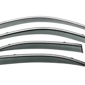 Вітровики з хромованим молдингом Niken Luxury (4 шт) для Hyundai Elantra (XD) 2000–2011