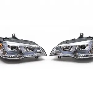Передні фари (2 шт, світлі) для BMW X5 E70 2007–2013