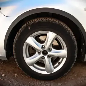 Накладки на арки (SD-SW) (4 шт, чорні, ABS-пластик) для Mazda 6 2003–2008
