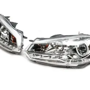 Передні фари Silver (2 шт, LED) для Volkswagen Golf 6 2008–2014