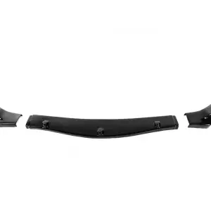 Передня Lip накладка DPT (ABS, чорний глянець, 3шт) для Alfa Romeo Giulietta 2010–2020