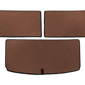Килимок багажника (EVA, Коричневий) для Volkswagen ID.6 2021–