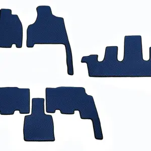 Килимки (3 ряди, EVA, сині) для Chrysler Voyager 2001–2007