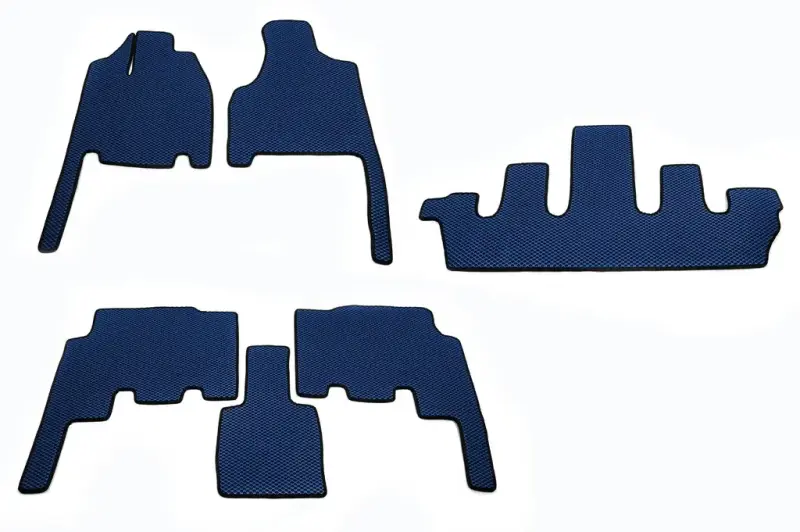 Килимки (3 ряди, EVA, сині) для Chrysler Voyager 2001–2007