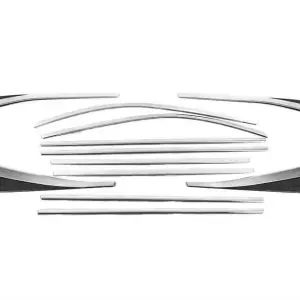 Повна окантовка вікон дизайн 2025 (2008-2015, нерж) для Lexus LX570/450d 2008–2022