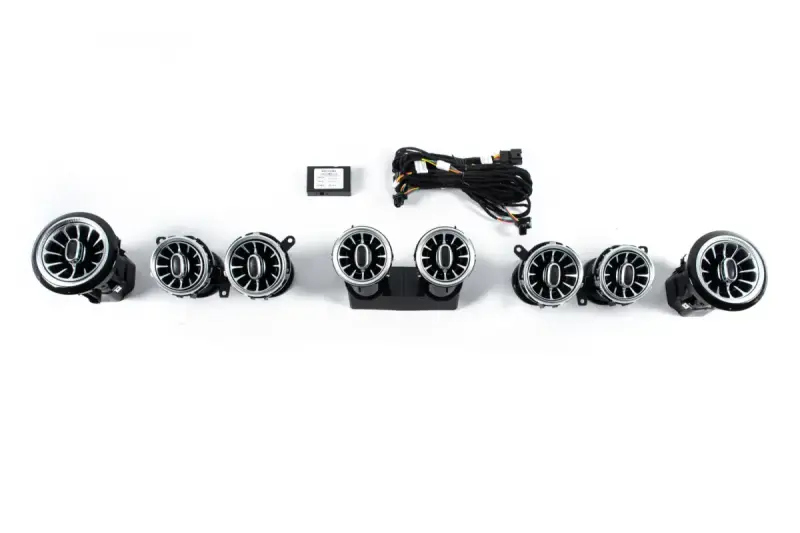 Дефлектори вентиляційні LED (64 color) для Mercedes-Benz E-class W213 2016–2023