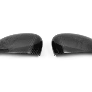 Накладки на дзеркала 2007-2015 (2 шт., натуральний карбон) для Fiat 500/500L 2013–2022