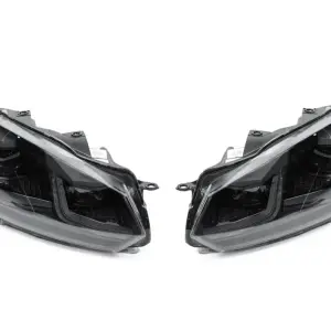 Передні фари Golf 7 Style Black (без блоків, 2 шт) для Volkswagen Golf 6 2008–2014