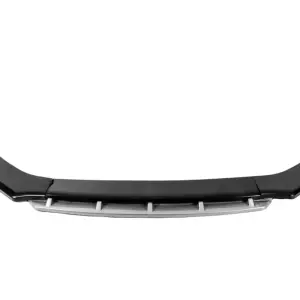 Універсальна передня Lip накладка DPT Black V-2 (ABS, чорний глянець/сірий)