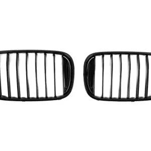 Ніздрі 1 Bar (2016-2019, чорний глянець) для BMW 7 серія G11/G12 2015–2022