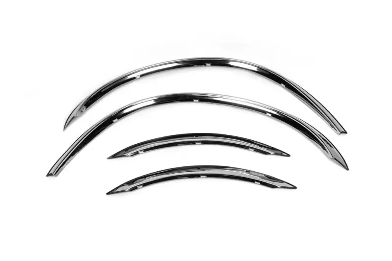 Накладки на арки (4 шт, нерж) для Mercedes-Benz C-class W203 2000–2007