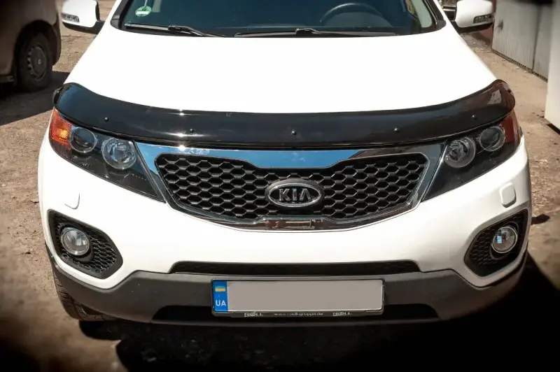 Дефлектор капота 2009-2012 (EuroCap) для KIA Sorento II XM 2009–2014