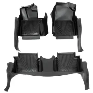 Гумові килимки Niken Luxury 3D (Для ДВЗ, 3 шт) для Toyota Camry 2017–2023