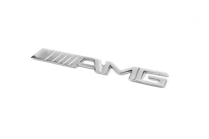 Шильдик AMG (15см, нержавійка) для Mercedes-Benz