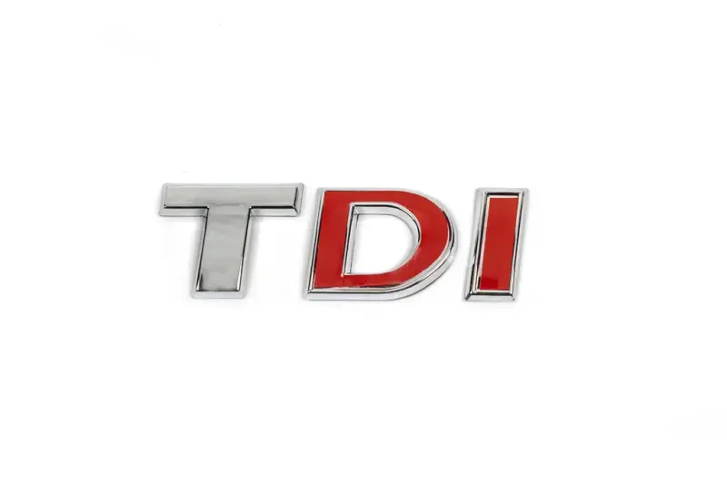 Напис Tdi (косою шрифт) для Volkswagen Crafter 2006–2016