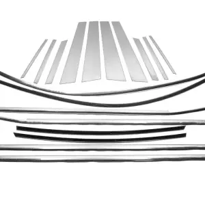 Комплект окантовки вікон (18 шт) для BMW X6 F16 2014–2019
