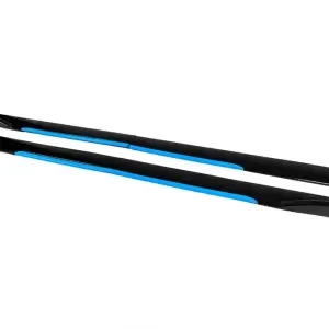 Універсальні накладки на бокові пороги Niken Blue (ABS) (4шт)