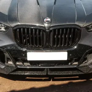 Ніздрі 1 Bar (2023+, чорний глянцевий) для BMW X5 G05 2019–2026