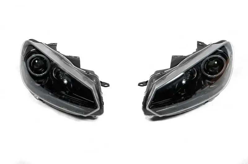 Передні фари Black (2 шт, LED) для Volkswagen Golf 6 2008–2014