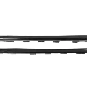 Бокові пороги DPT V-10 (чорний глянець) для Volkswagen Golf 7/E-Golf 2012–2020