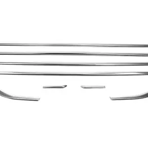 Нижня окантовка стекол (8 шт, нерж) для Ford Fusion 2012–2020