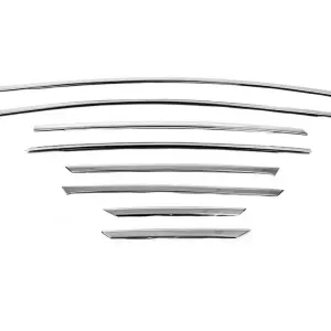 Верхня окантовка вікон (8 шт, нерж) для Ford Focus III 2011–2017