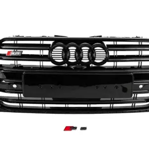 Передня решітка S-style (2016-2019, чорна) для Audi A5 2016–2025