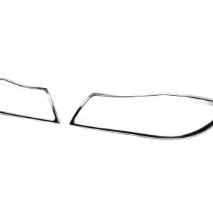 Накладки на фари (2 шт., Пласт) для BMW 3 серія E90/E91 2005–2011