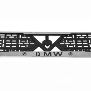 Рамка під номер хром BMW (1 шт, нержавіюча сталь) для BMW