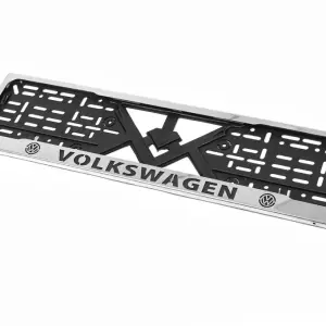 Рамка під номер хром Volkswagen (1 шт, нержавіюча сталь) для Volkswagen