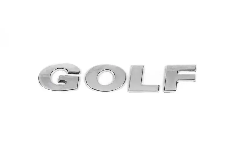 Напис Golf (під оригінал) для Volkswagen Golf 6 2008–2014