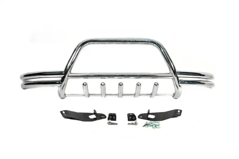 Кенгурятник WT003 Plus-2 (нерж) для Volkswagen T4 Transporter 1990–2003