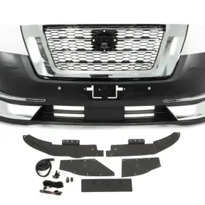 Передній бампер у зібраному вигляді (2021-2024) для Nissan Armada 2016–2024