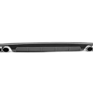 Задній дифузор з насадками S-Style (для S / S-Line 2014-2018) для Audi A6 C7 2011–2018