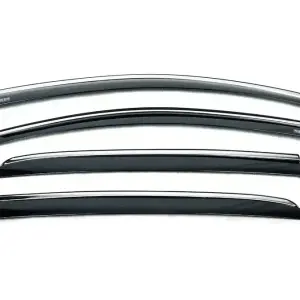Вітровики з хромованим молдингом Niken (HB, 4 шт) для Volkswagen Golf 6 2008–2014