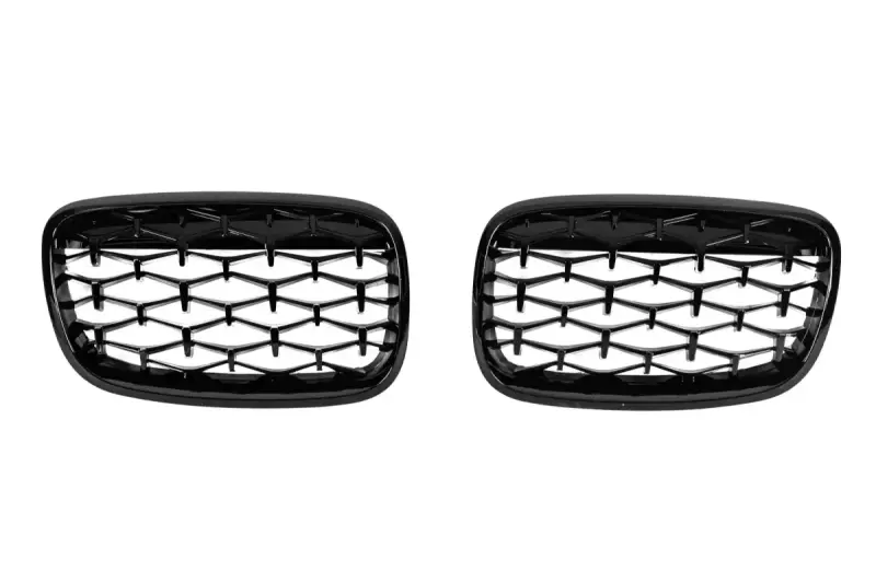 Ніздрі Diamond Black (чорний глянець) для BMW X5 E70 2007–2013